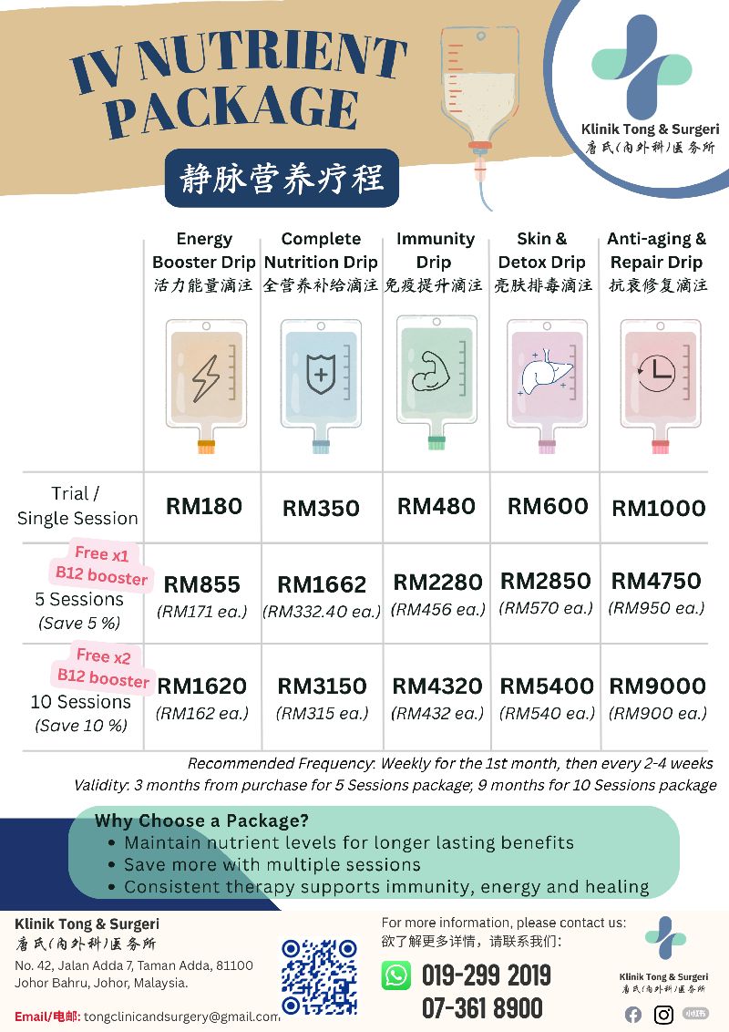 IV Nutrient Package discount brochure preview